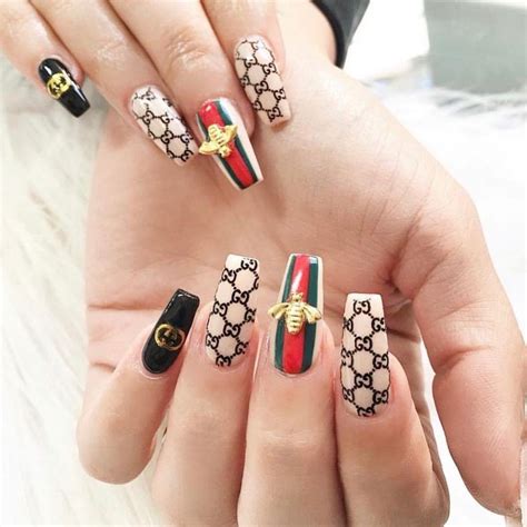 gucci print nails|gucci nail polish 2020.